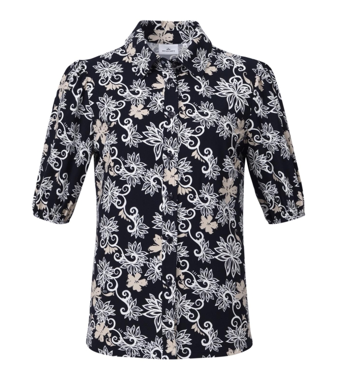 HV Polo Blouse HVSPhiline 5059 Navy flower
