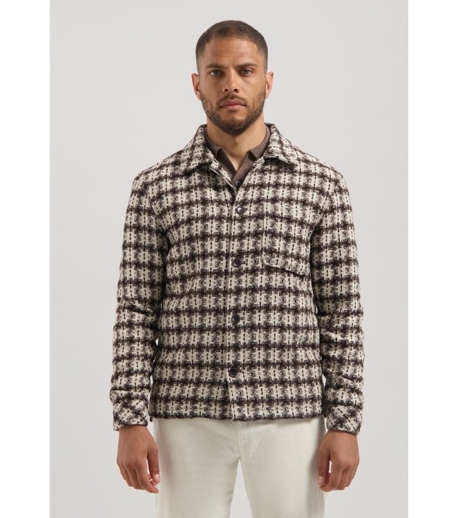 Dstrezzed Lino TC Overshirt 799 Dk brown