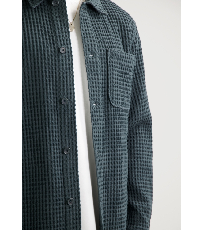 Dstrezzed Lino FW Overshirt 562 Forest river
