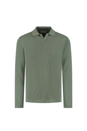 Dstrezzed Kostas Longsleeve Polo 544 Lt.Army