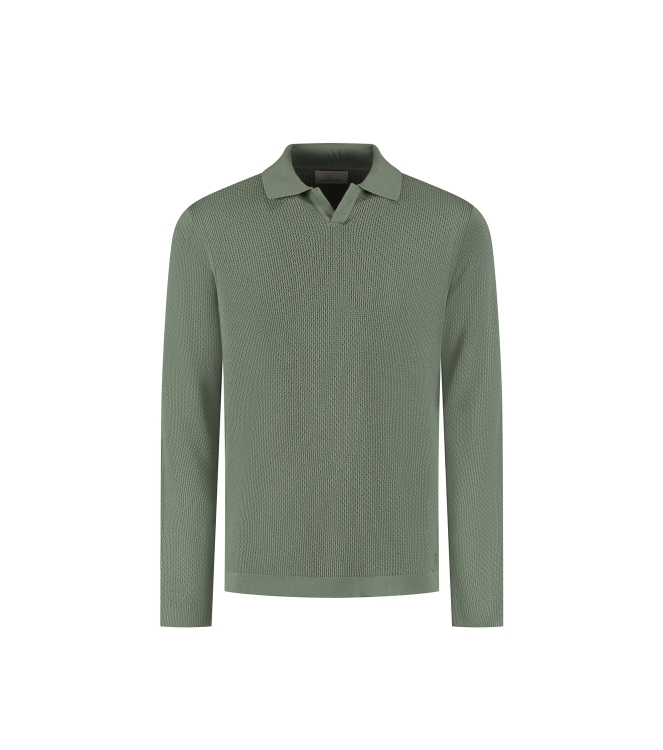 Dstrezzed Kostas Longsleeve Polo 544 Lt.Army
