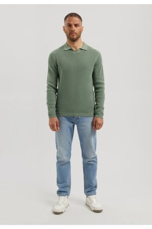 Dstrezzed Kostas Longsleeve Polo 544 Lt.Army