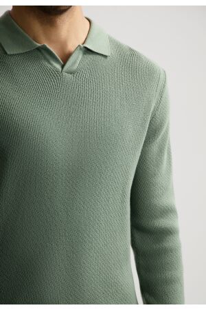 Dstrezzed Kostas Longsleeve Polo 544 Lt.Army