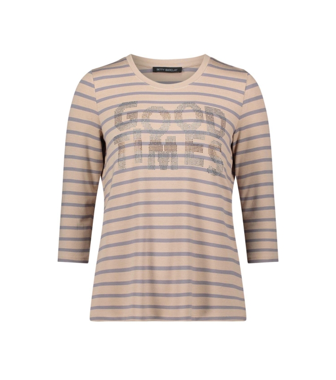 Betty Barclay Shirt Kurz 3/4 Arm 7899 Beige/grey