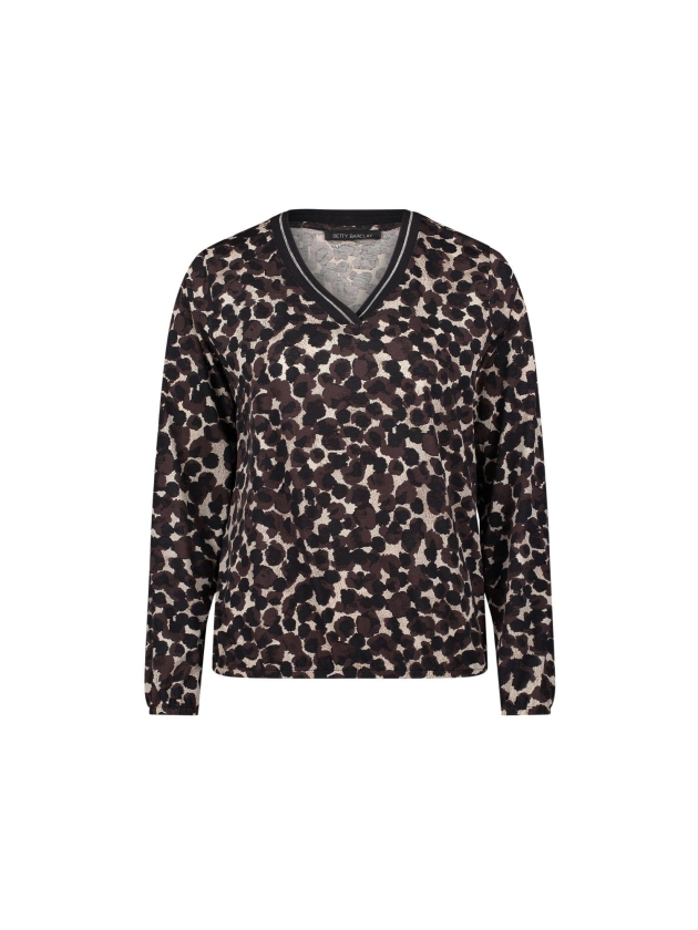 Betty Barclay Shirt Kurz 1/1 Arm 7871 Brown/beige