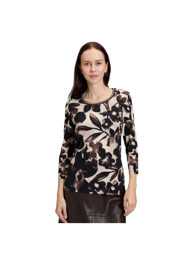 Betty Barclay Shirt Kurz 3/4 Arm 7875 Beige/brown