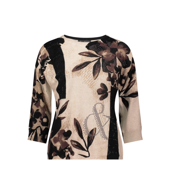 Betty Barclay Strickpullover Kurz 3/4 Arm 7875 Beige/brown