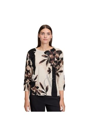 Betty Barclay Strickpullover Kurz 3/4 Arm 7875 Beige/brown