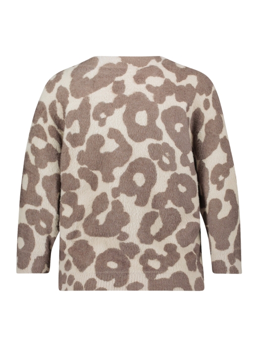 Betty Barclay Strickpullover Kurz 3/4 Arm 7867 Taupe/taupe