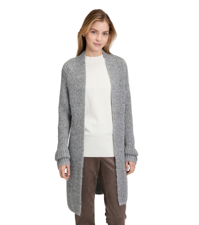 Betty Barclay Strickjacke Lang 1/1 Arm 9708 light silver mel