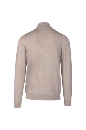 Profuomo PULLOVER HALF ZIP BEIGE Fbeige