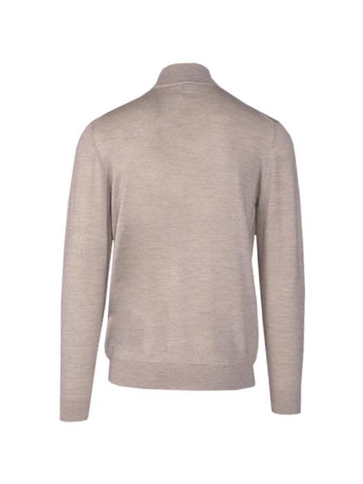 Profuomo PULLOVER HALF ZIP BEIGE Fbeige