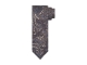 Profuomo TIE SILK PRINT GREY Cgrey