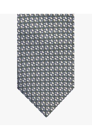 Profuomo TIE SILK WOVEN GREEN ZGreen