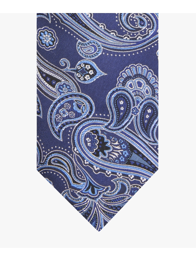 Profuomo TIE SILK WOVEN NAVY Pnavy