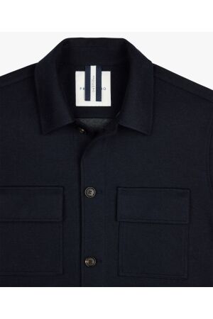 Profuomo OVERSHIRT CUTAWAY NAVY Pnavy