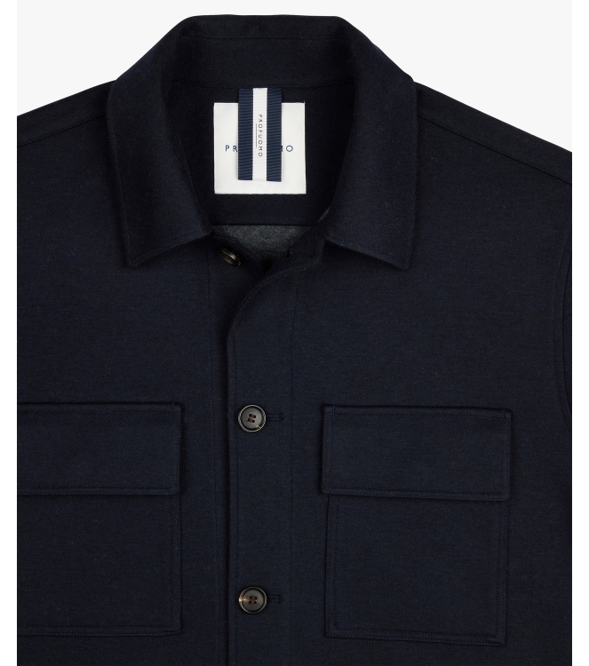 Profuomo OVERSHIRT CUTAWAY NAVY Pnavy