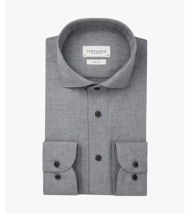 Profuomo SHIRT X-CUTAWAY SF GREY CGrey