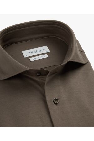 Profuomo SHIRT X-CUTAWAY SF L.BRWN H1 Light brown