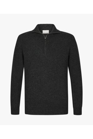 Profuomo PULLOVER HALF ZIP GREY Cgrey