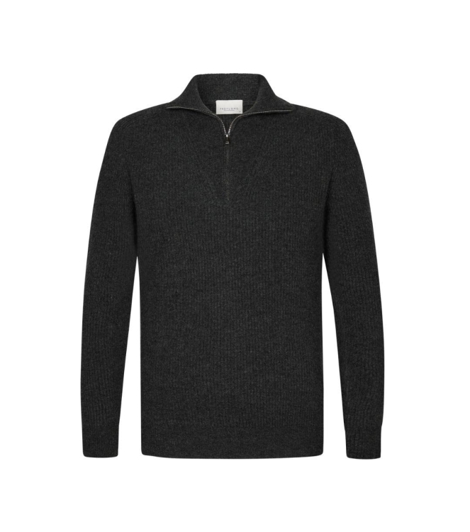 Profuomo PULLOVER HALF ZIP GREY Cgrey