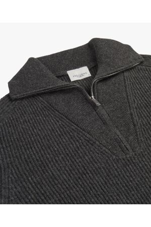Profuomo PULLOVER HALF ZIP GREY Cgrey