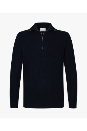 Profuomo PULLOVER HALF ZIP NAVY Pnavy