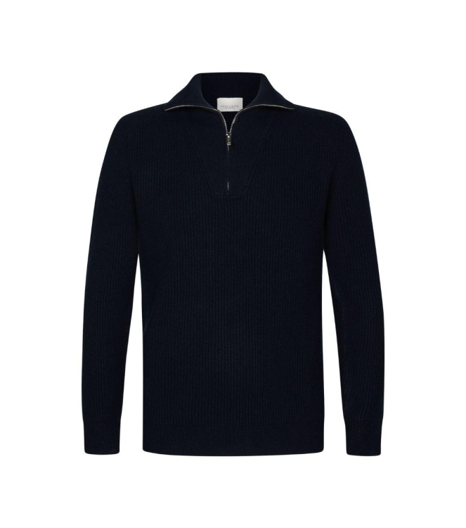 Profuomo PULLOVER HALF ZIP NAVY Pnavy