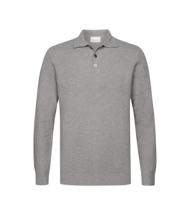 Profuomo POLO LS M GREY C2 Mid grey