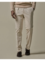 Profuomo TROUSER CORD RLX OFF WHITE Eoffwhite
