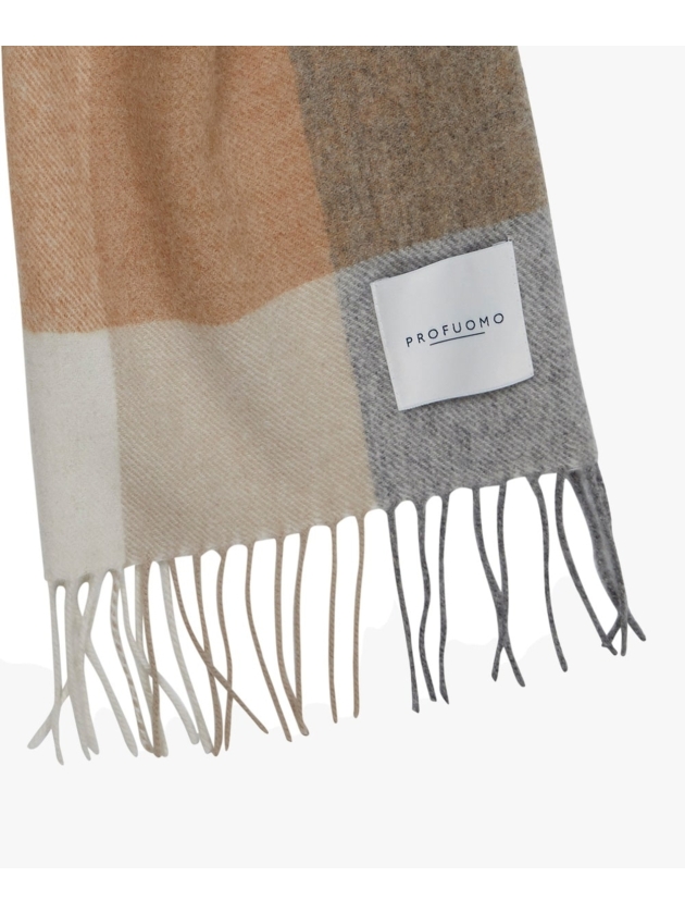 Profuomo SCARF LAMBSWOOL  COGNAC 1 Cognac