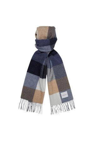 Profuomo SCARF LAMBSWOOL  BLUE M Blue