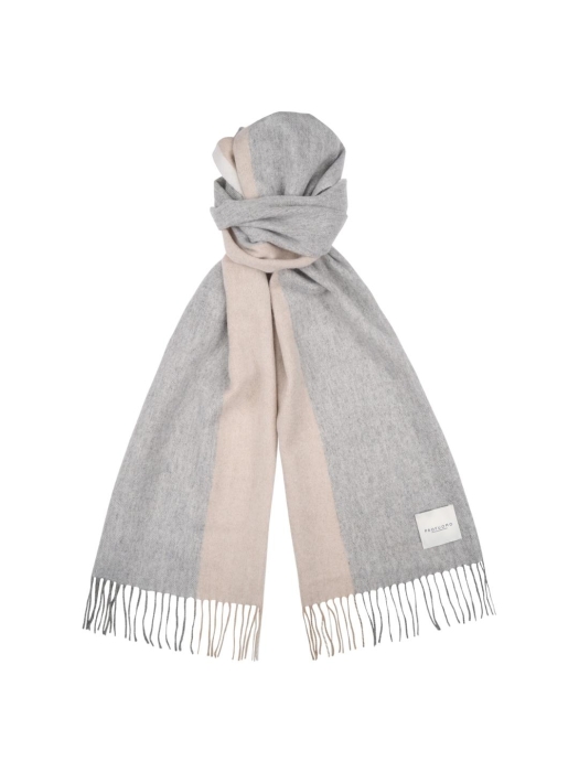 Profuomo SCARF LAMBSWOOL  GREY C Grey