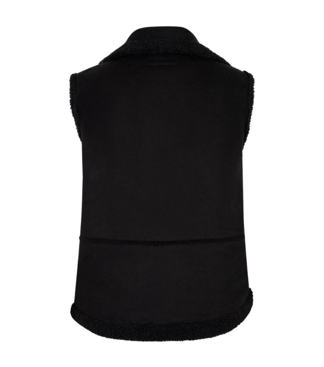 Red Button Teddy Waistcoat 1 Black