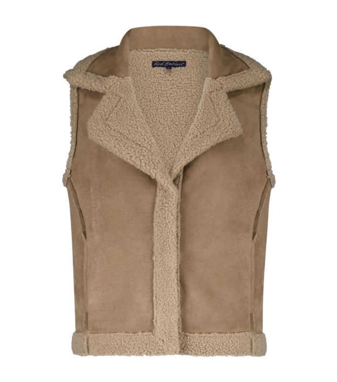 Red Button Teddy Waistcoat