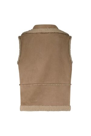 Red Button Teddy Waistcoat
