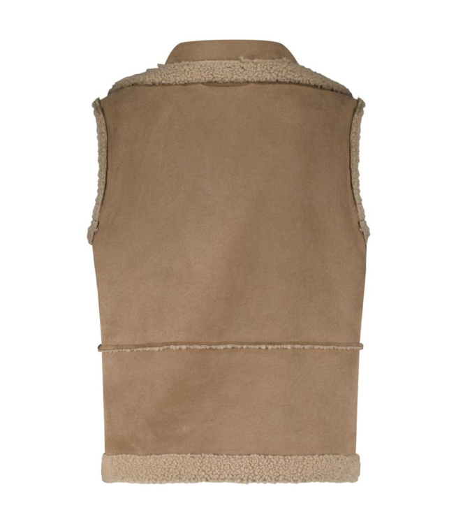 Red Button Teddy Waistcoat