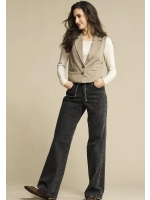 Red Button Claudette Black denim & Belt 1 Black