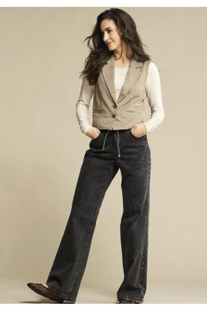 Red Button Claudette Black denim & Belt 1 Black