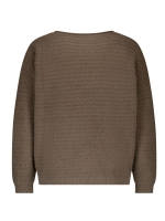 Red Button Fluffy Ajour Sweater 419 Warm taupe