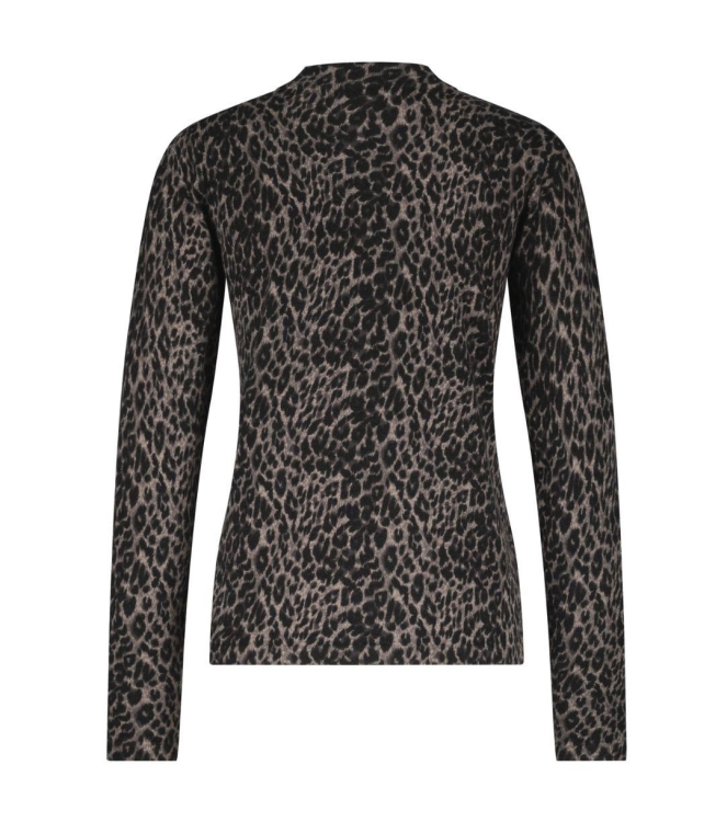 Red Button Sweet Animal Print 1 Black