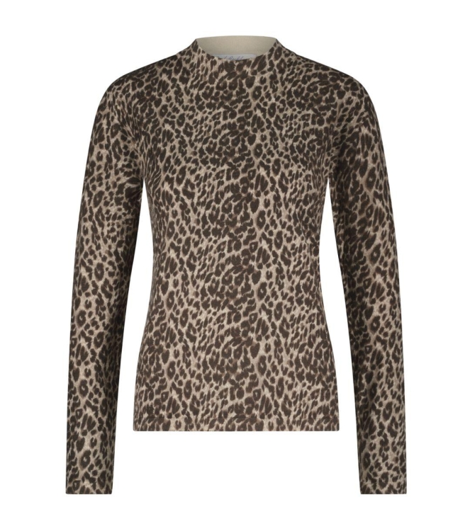 Red Button Sweet Animal Print 421 Mid brown