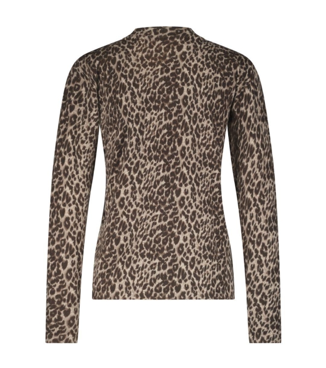 Red Button Sweet Animal Print 421 Mid brown