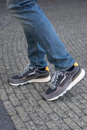 Floris van Bommel Floris Sport DarkGrey Suede Darkgrey