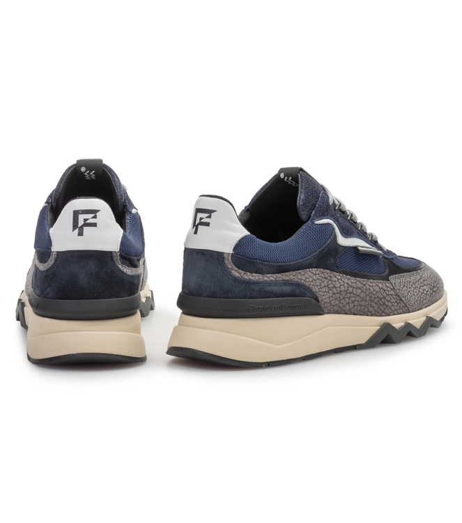 Floris van Bommel Floris Sport DarkBlue Suede Darkblue