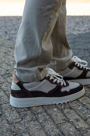 Floris van Bommel Floris Sport DarkBrown Suede Darkbrown