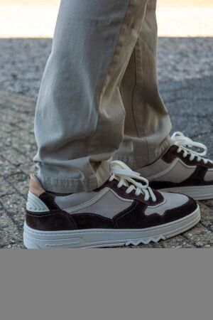 Floris van Bommel Floris Sport DarkBrown Suede Darkbrown