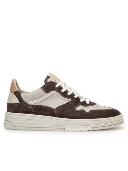 Floris van Bommel Floris Sport DarkBrown Suede Darkbrown
