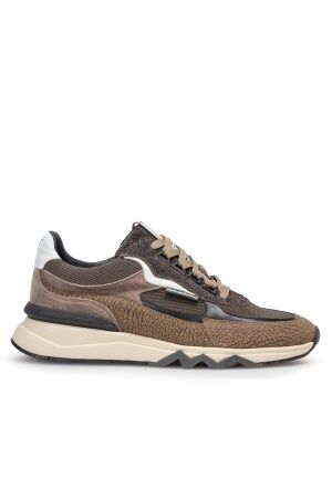 Floris van Bommel Floris Sport DarkGreen Suede print Darkgreen