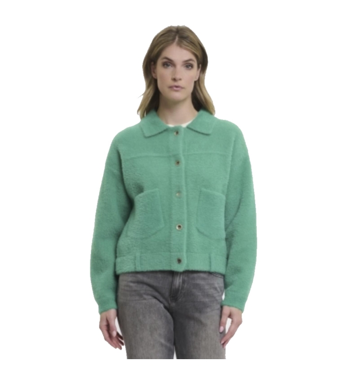 Rino en Pelle Boxy jacket 10807 clover green